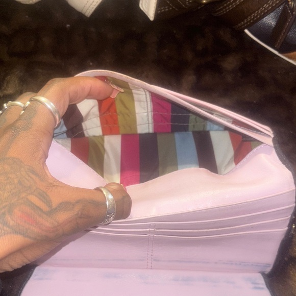 Coach legacy Signature Brown and Tan Wallet - Picture 6 of 7